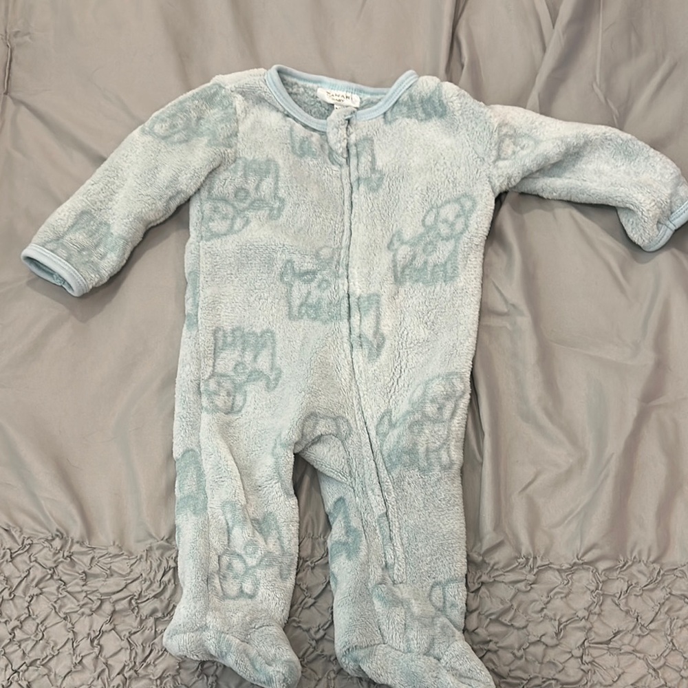 Cozy Blue Kids One Piece